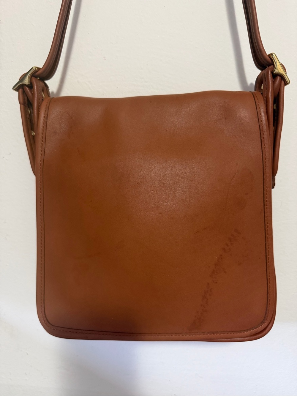Coach Vintage Leather Crossbody Bag - Tan